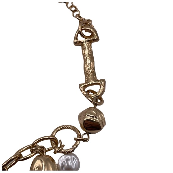 Mixed Charm Hematite Leather Necklace - Picture 11 of 11